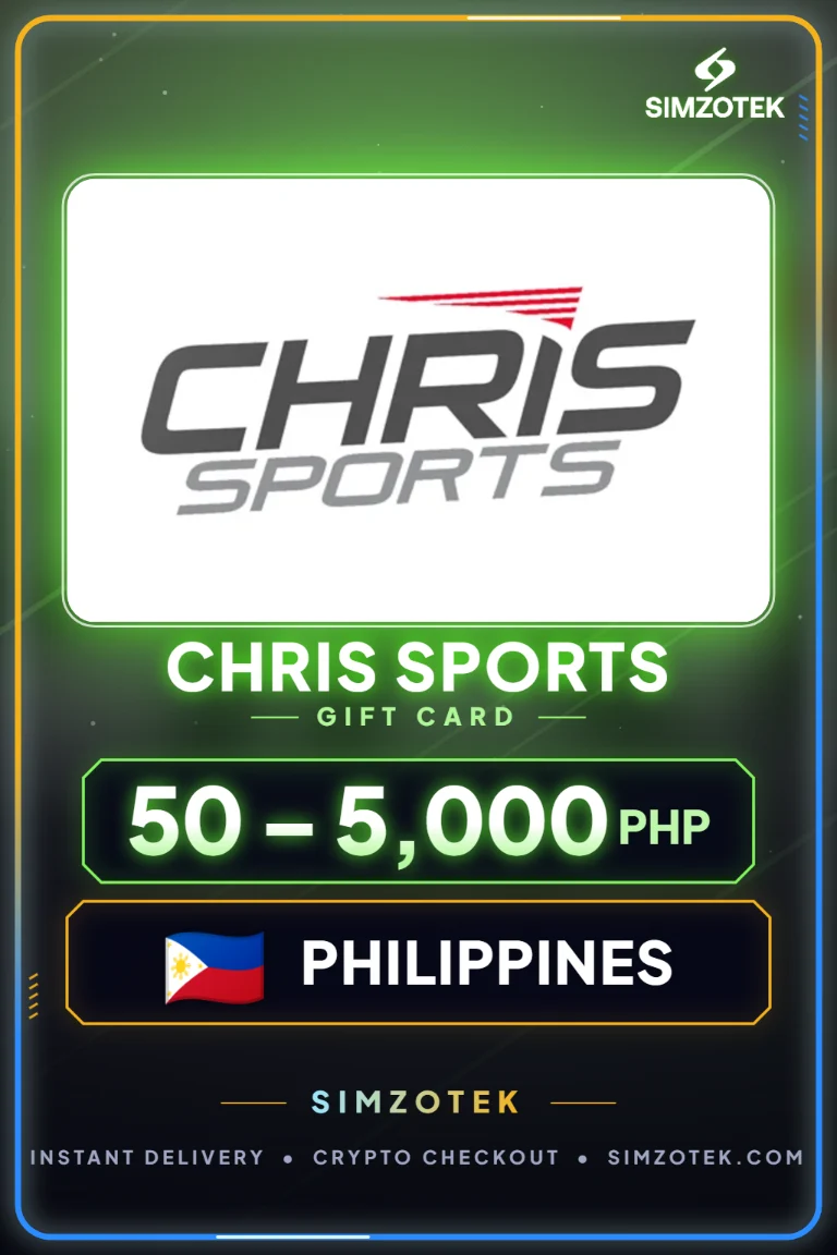 Dárková karta Chris Sports (Filipíny)