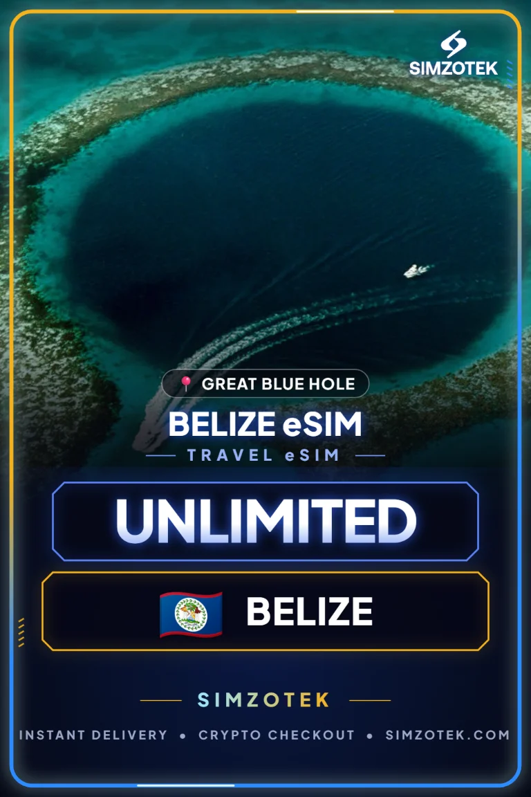 Belize eSIM – Unlimited Data