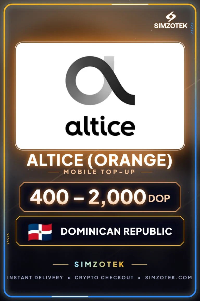 Altice (Orange) Mobile Top-Up (Dominican Republic)
