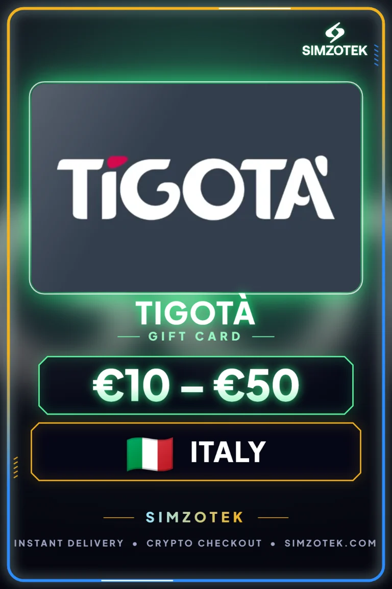 บัตรของขวัญ Tigotà (อิตาลี)