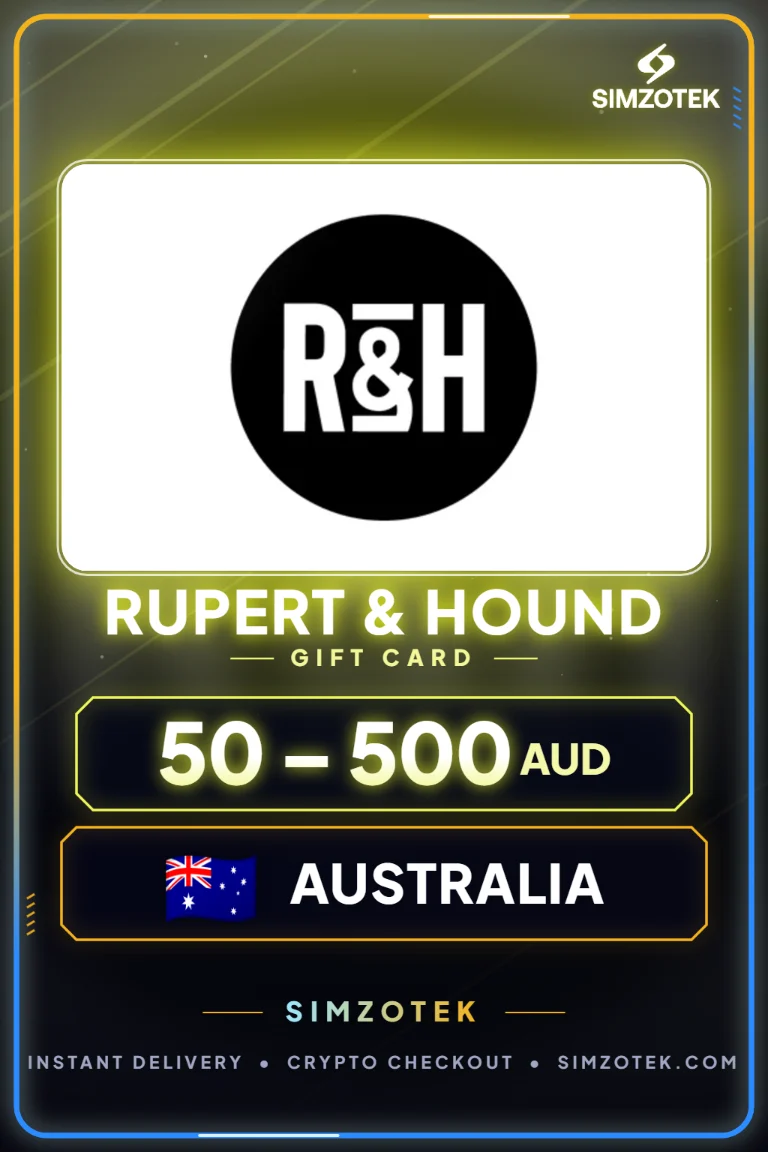 Rupert & Hound Gift Card (Australia)