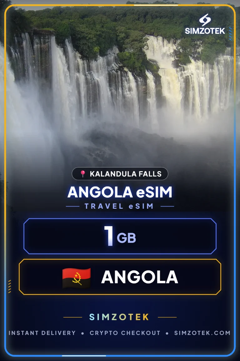 Angola eSIM – Duomenų planai