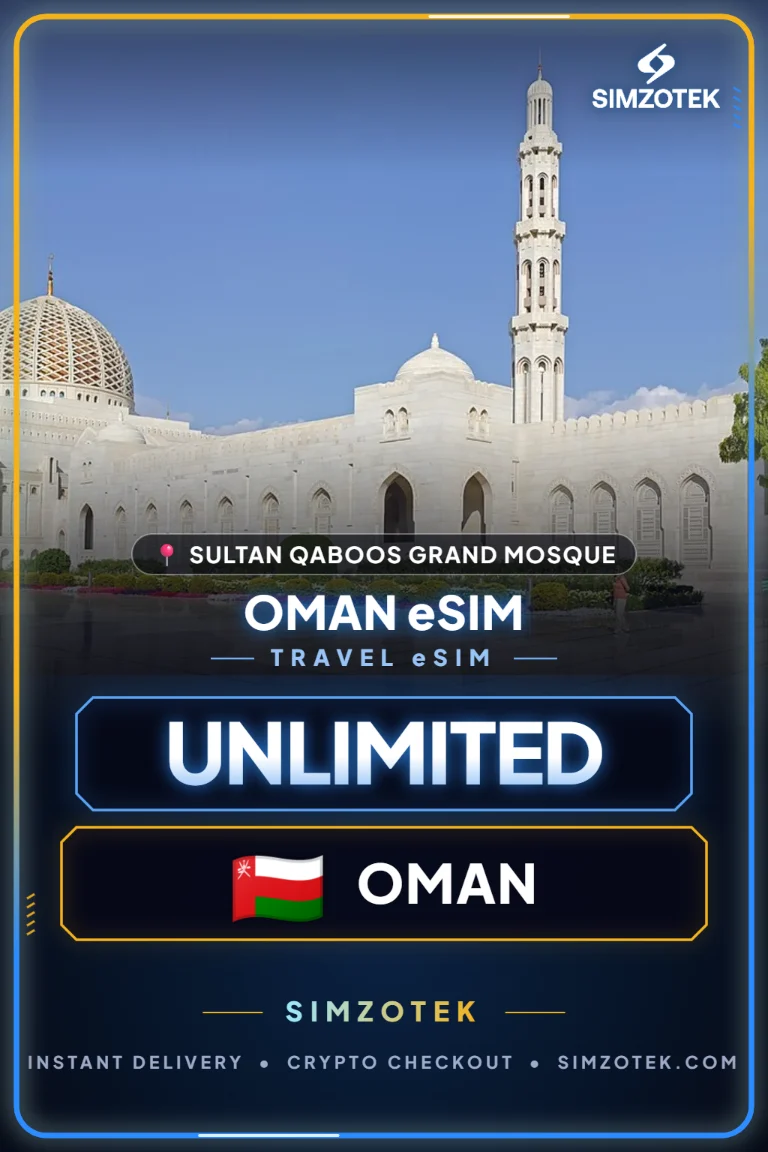 eSIM Oman – Dati illimitati