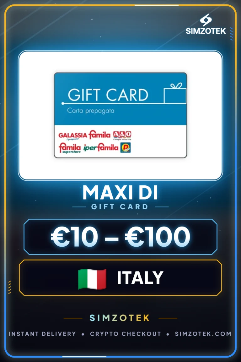Maxi Di dovanų kortelė (Italija)