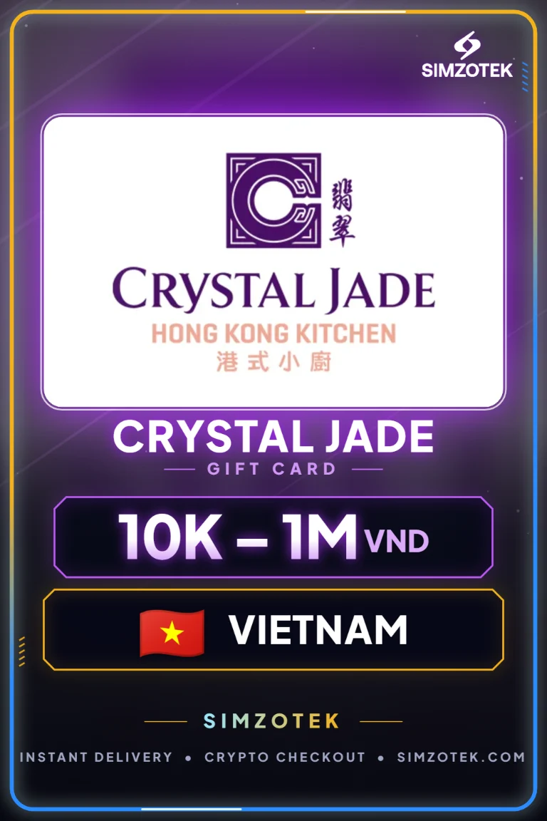 Crystal Jade Gift Card (Vietnam)