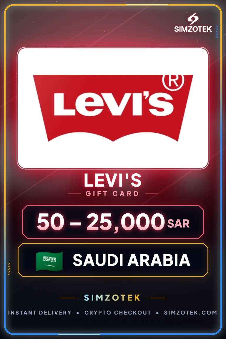 Levi's dovanų kortelė (Saudo Arabija)