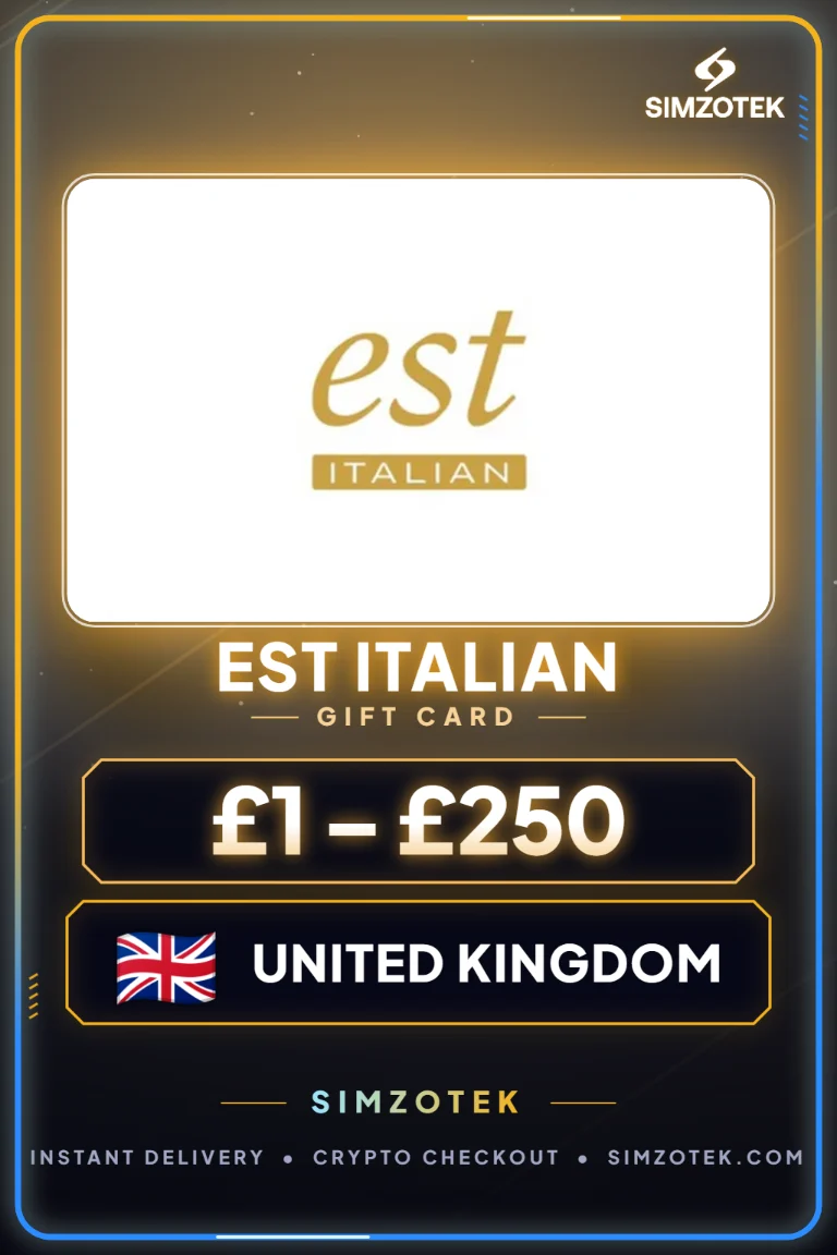 Carta regalo Est Italian (Regno Unito)