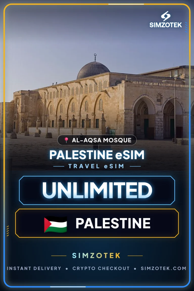 eSIM Palestine – neomezená data