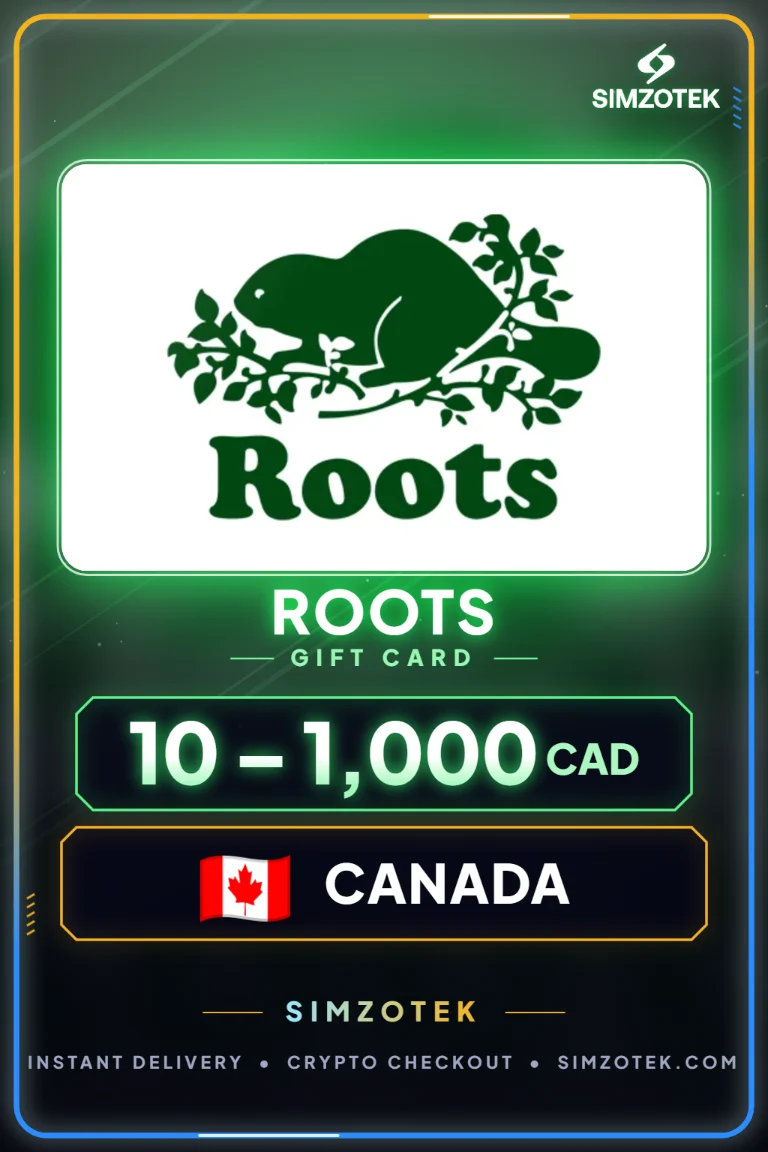 Dárková karta Roots (Kanada)