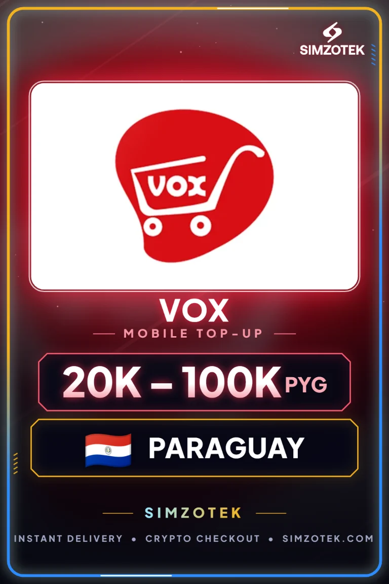 Vox Mobile Top-Up (Paraguay)