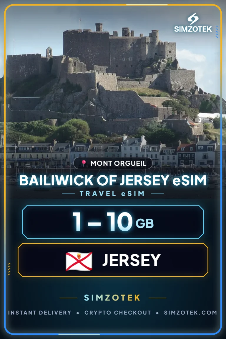 eSIM לBailiwick of Jersey – חבילות גלישה