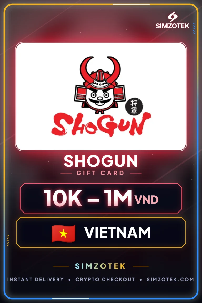 Shogun ギフトカード (ベトナム)
