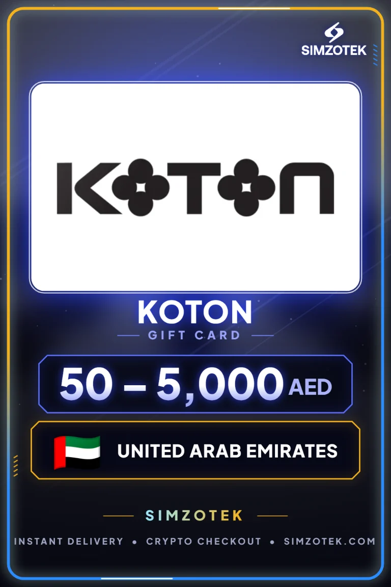 Carta regalo Koton (Emirati Arabi Uniti)