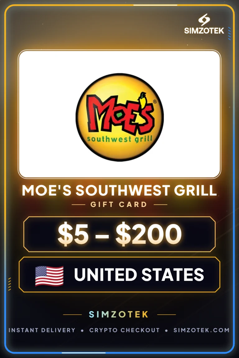 Moe's Southwest Grill Geschenkkarte (Vereinigte Staaten)