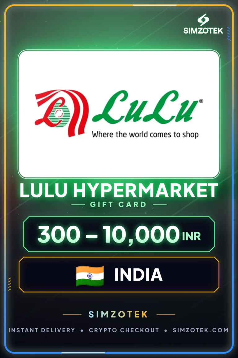 Karta podarunkowa Lulu Hypermarket (Indie)