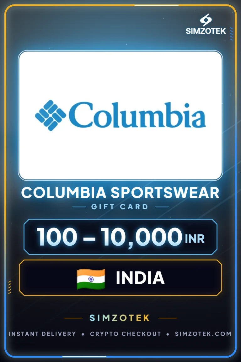 Columbia Sportswear Gift Card (India)