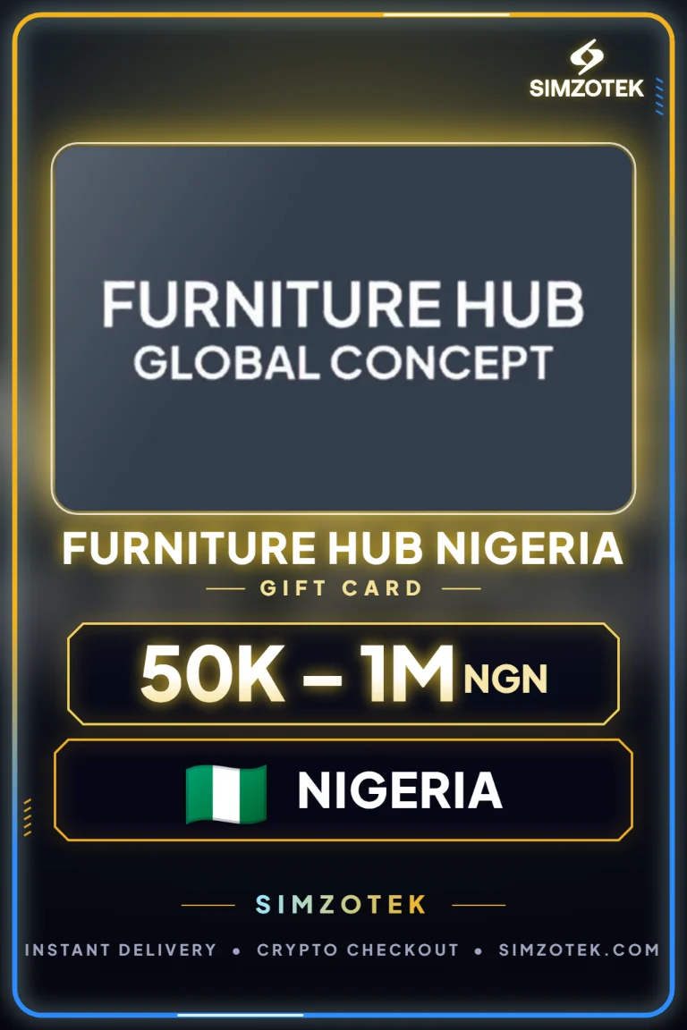 Dárková karta Furniture Hub Nigeria (Nigérie)
