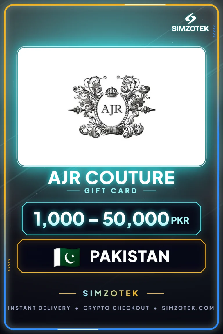 AJR Couture Gift Card (Pakistan)