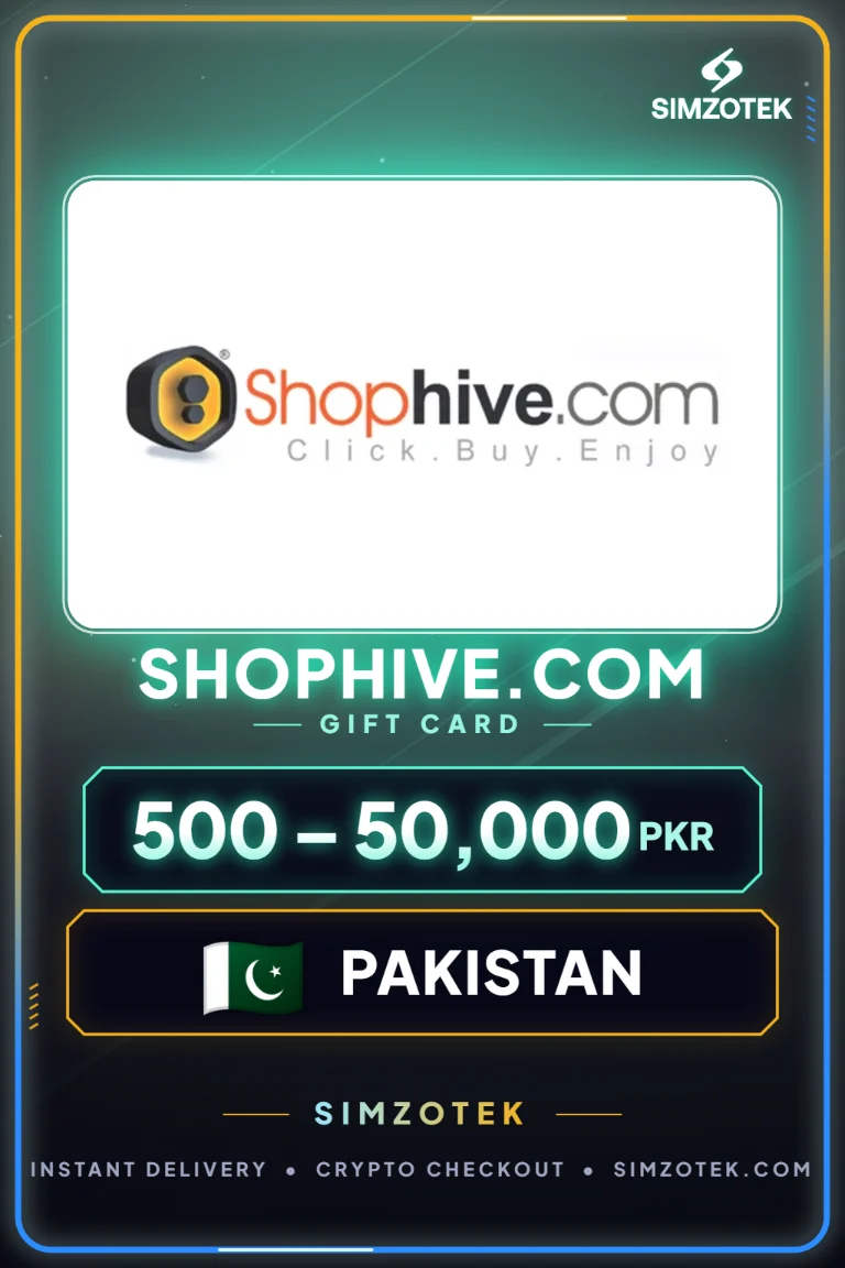 Shophive.com Geschenkkarte (Pakistan)
