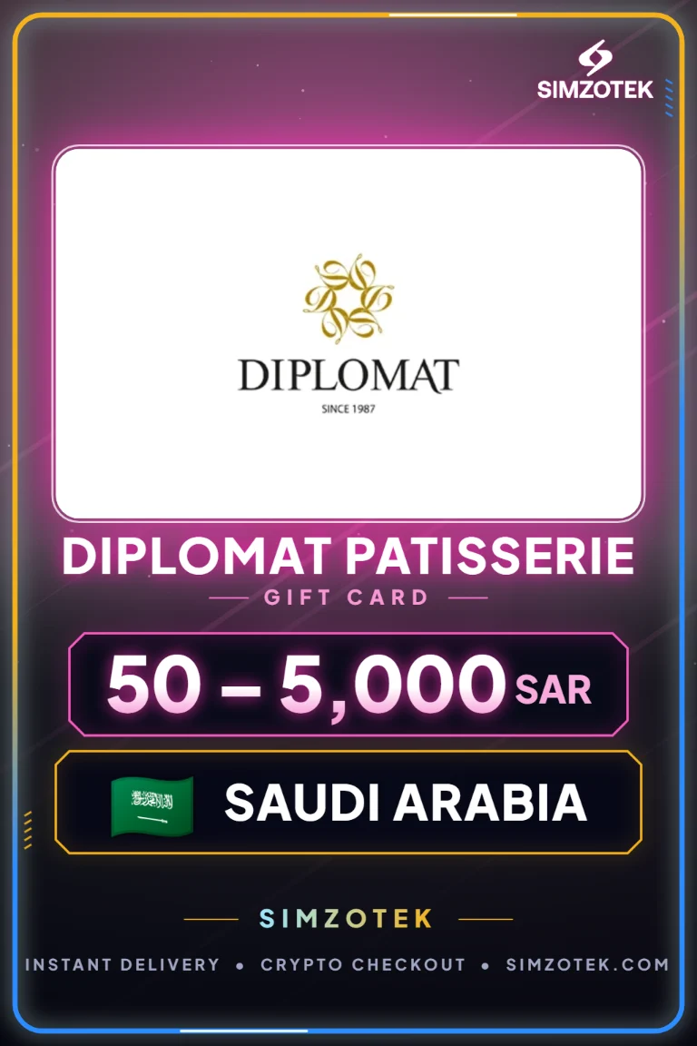 Carta regalo Diplomat Patisserie (Arabia Saudita)