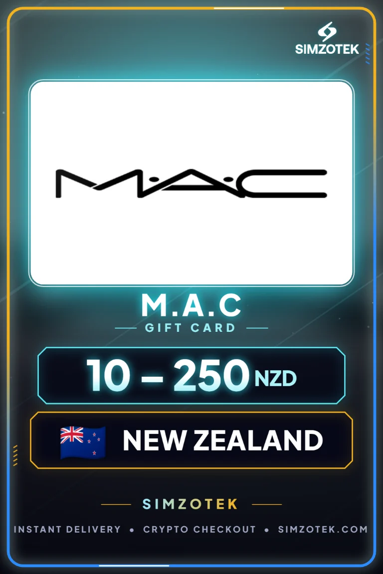 บัตรของขวัญ M.A.C (นิวซีแลนด์)