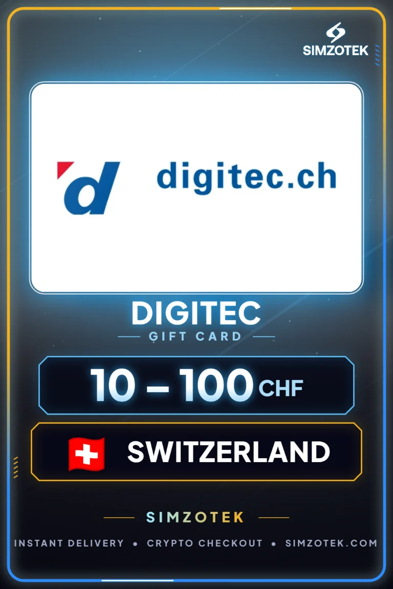 Karta podarunkowa Digitec (Szwajcaria)