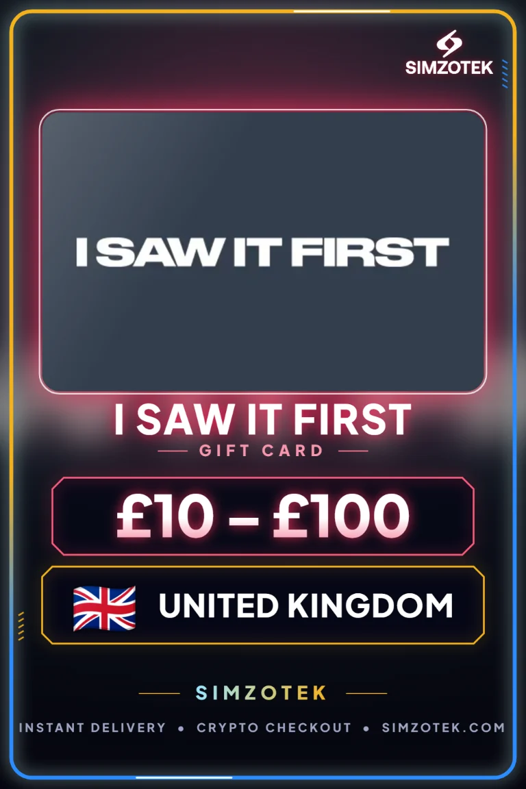 I Saw It First Gift Card (United Kingdom)