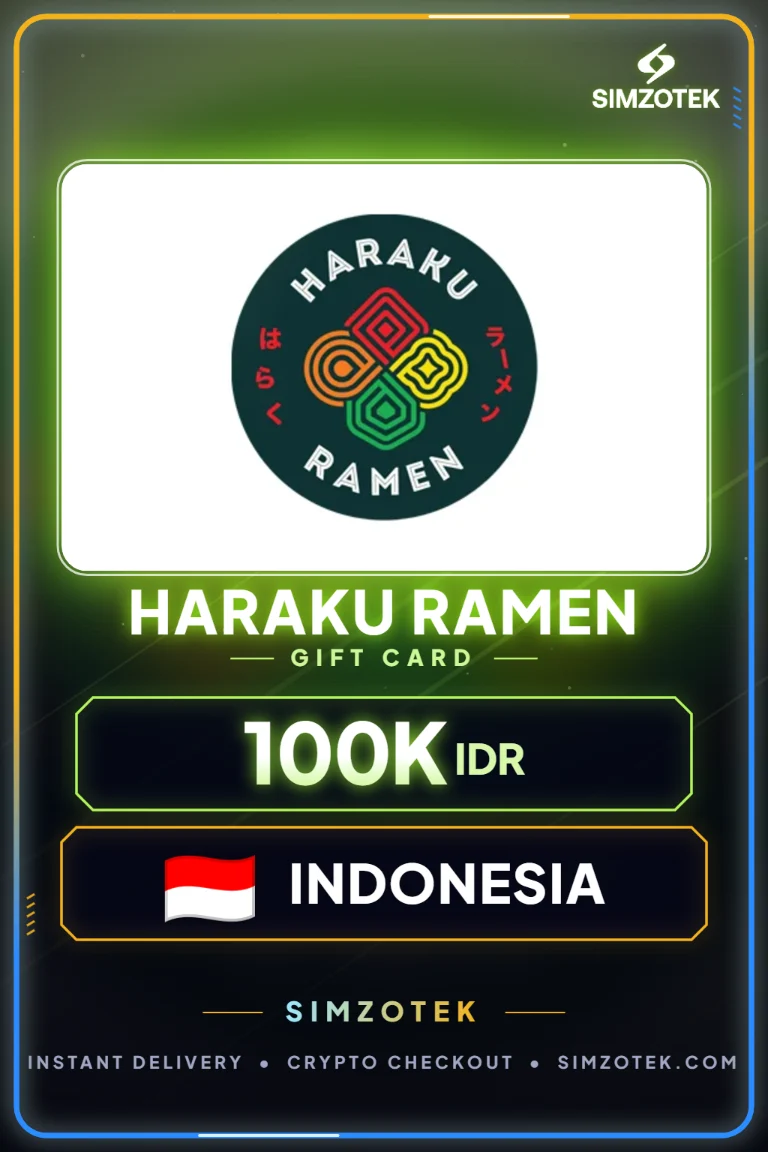 Carta regalo Haraku Ramen (Indonesia)
