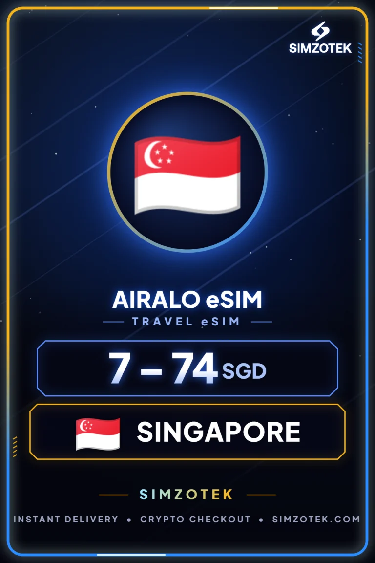 Airalo eSIM (สิงคโปร์)