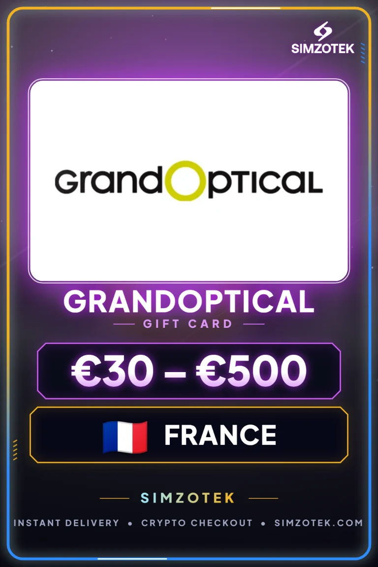 GrandOptical 기프트카드 (프랑스)