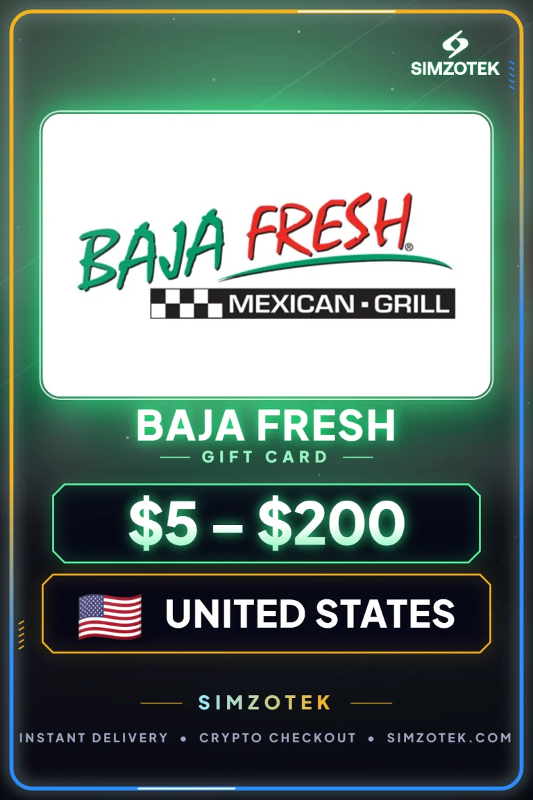Dárková karta Baja Fresh (Spojené státy)