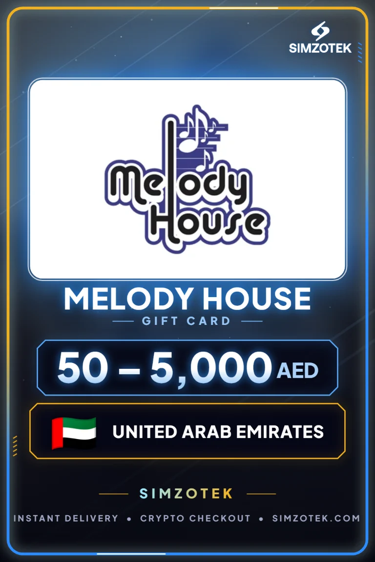 Carta regalo Melody House (Emirati Arabi Uniti)