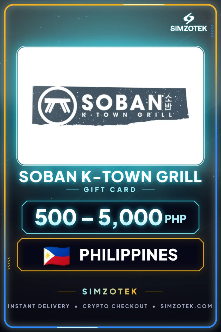 Carta regalo Soban K-Town Grill (Filippine)