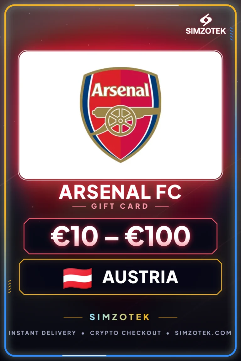 Arsenal FC Gift Card (Austria)