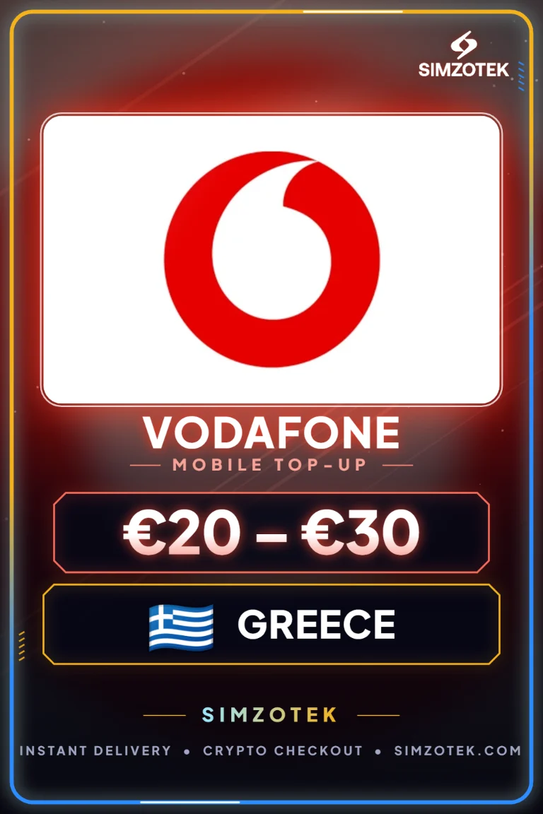 บัตรเติมเงิน Vodafone (กรีซ)