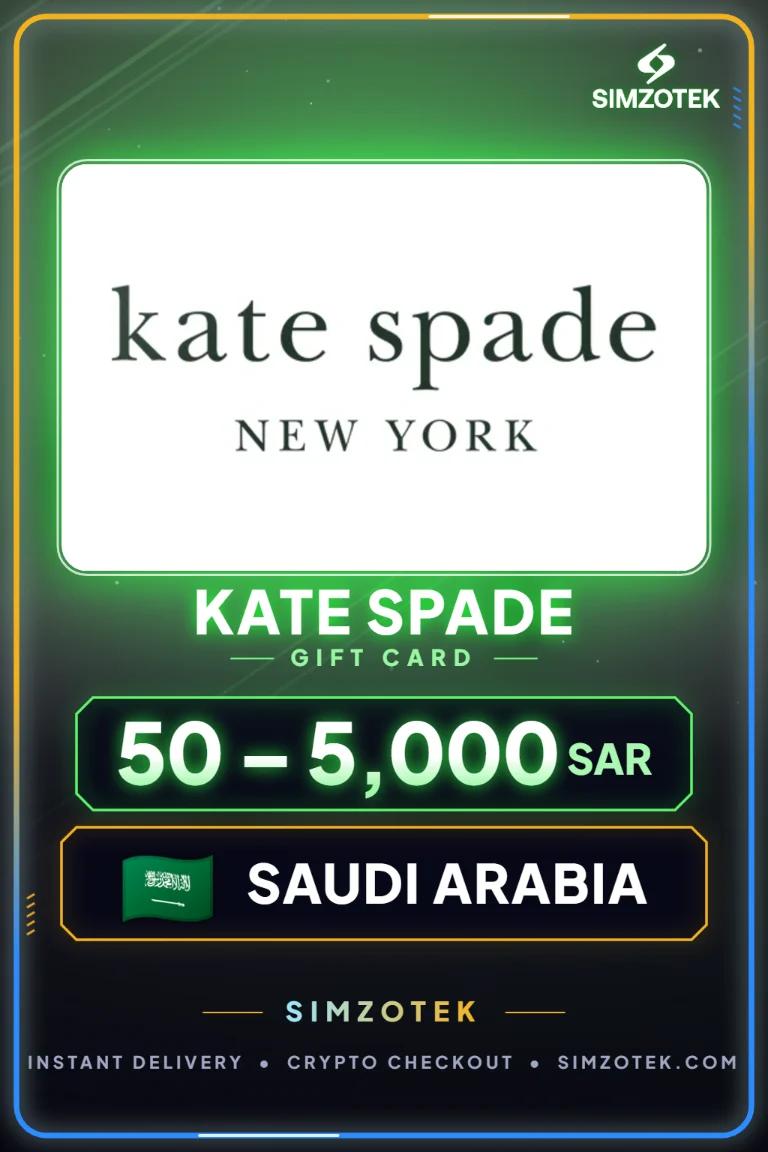 Tarjeta de regalo Kate Spade (Arabia Saudí)