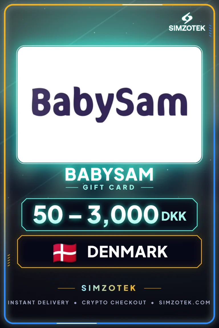 BabySam dovanų kortelė (Danija)