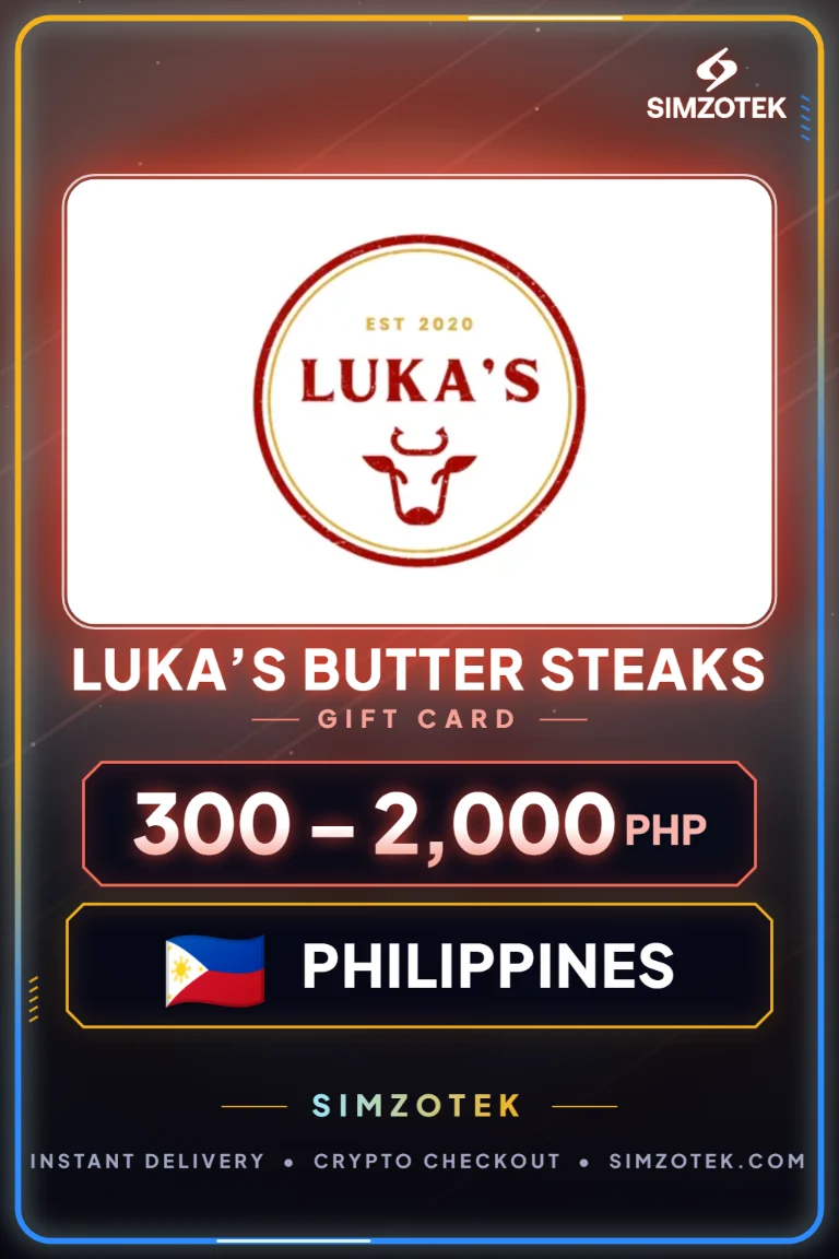 Luka’s Butter Steaks Geschenkkarte (Philippinen)