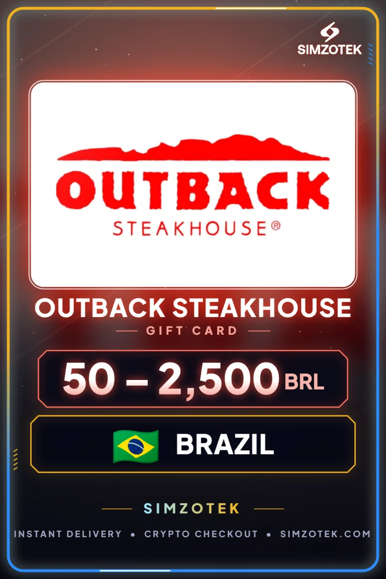Karta podarunkowa Outback Steakhouse (Brazylia)