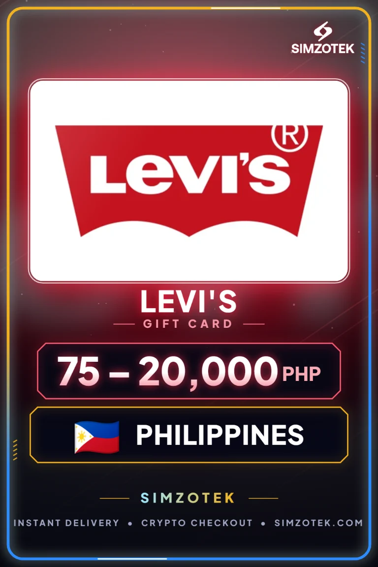 Levi's dovanų kortelė (Filipinai)