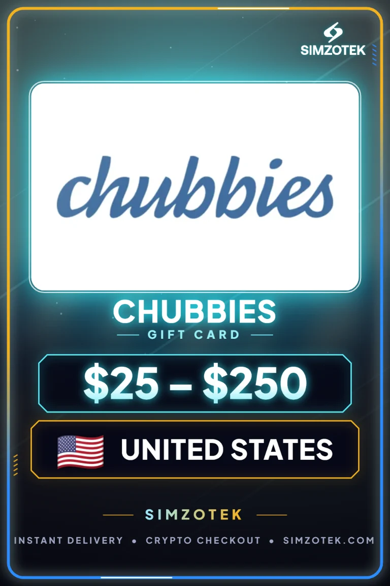 Karta podarunkowa Chubbies (Stany Zjednoczone)