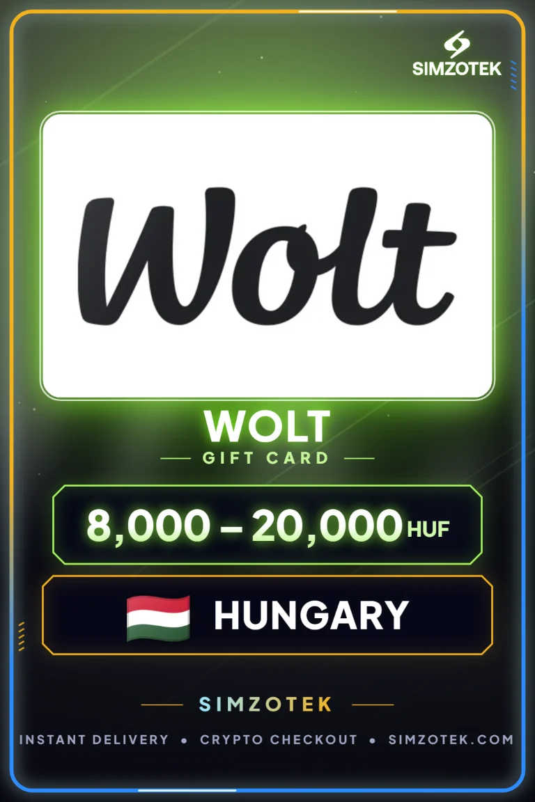 Wolt 기프트카드 (헝가리)