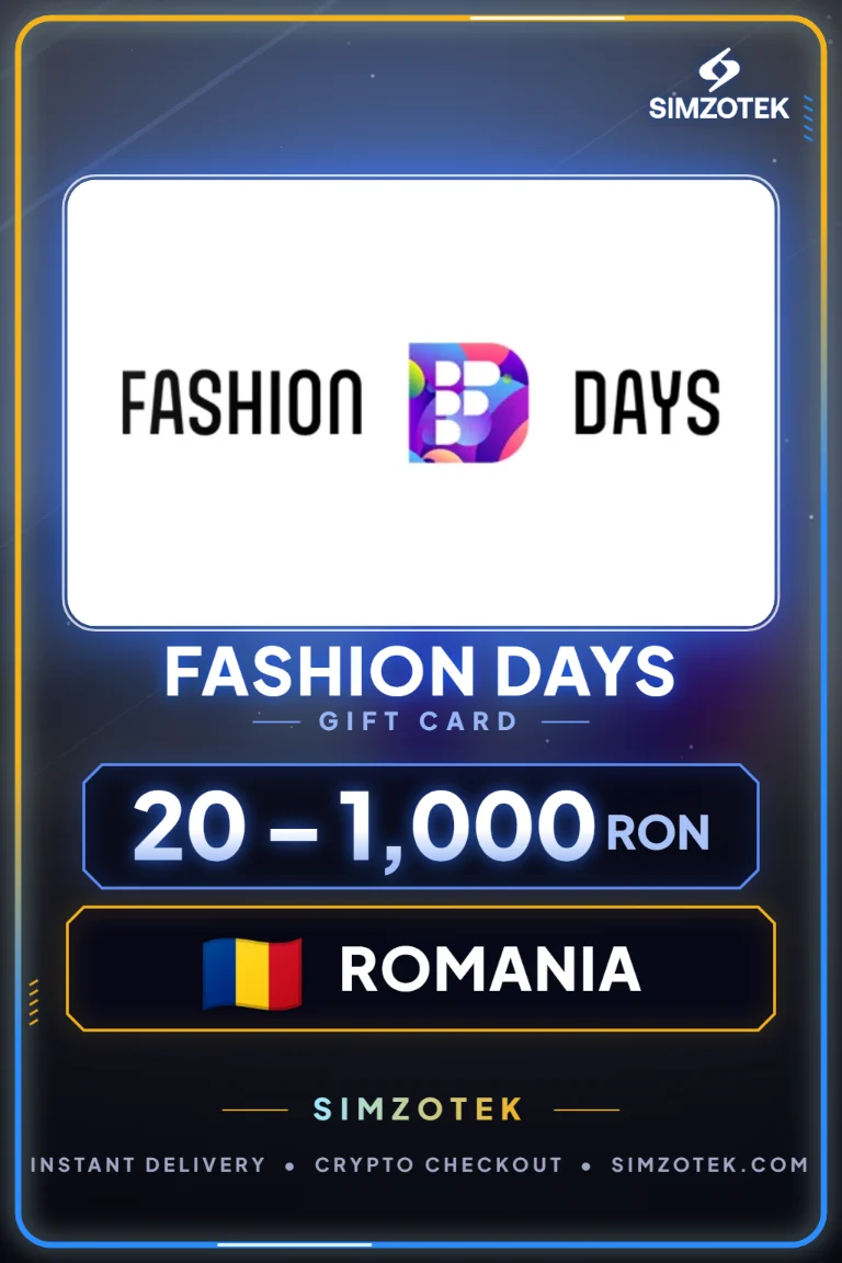 Fashion Days Geschenkkarte (Rumänien)