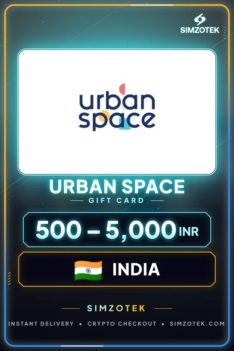 Urban Space Geschenkkarte (Indien)