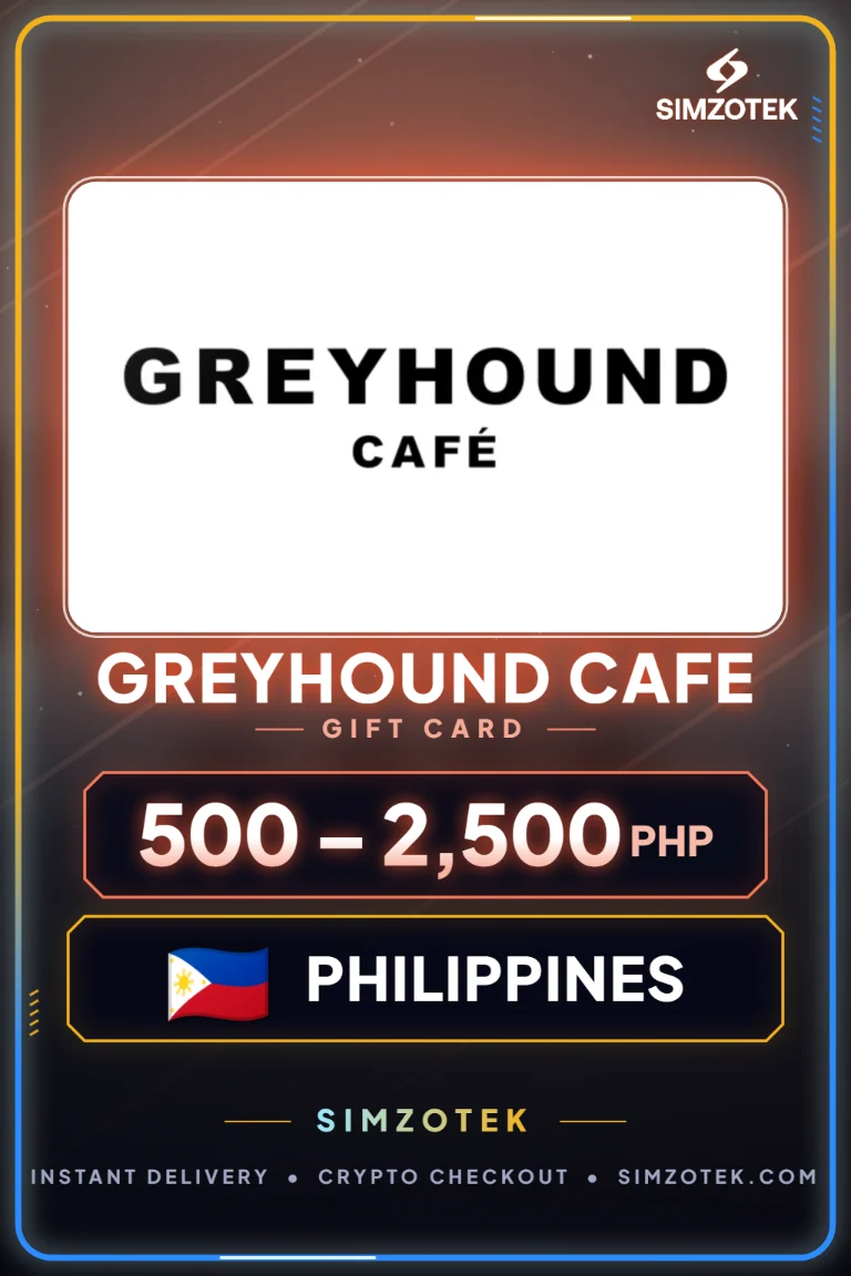 Karta podarunkowa Greyhound Cafe (Filipiny)