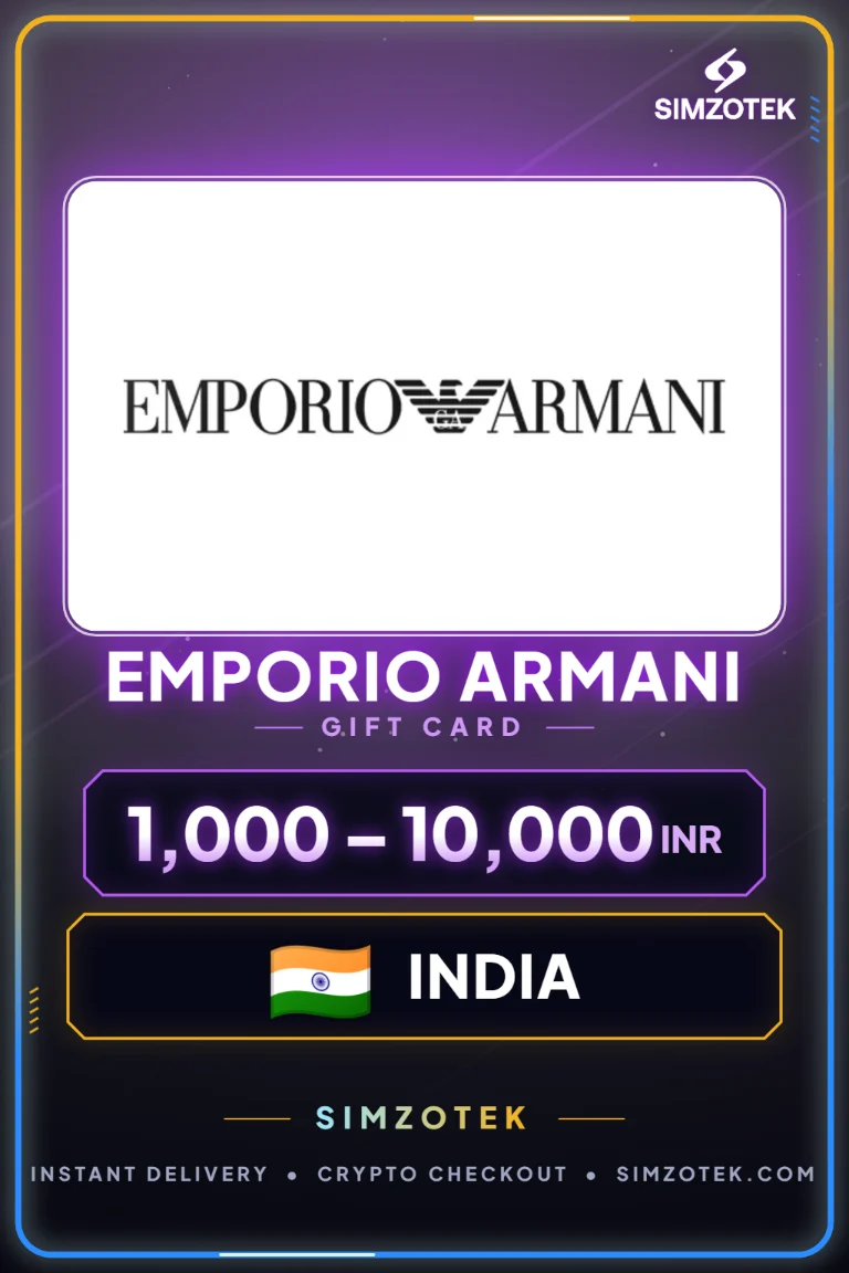 Carta regalo Emporio Armani (India)