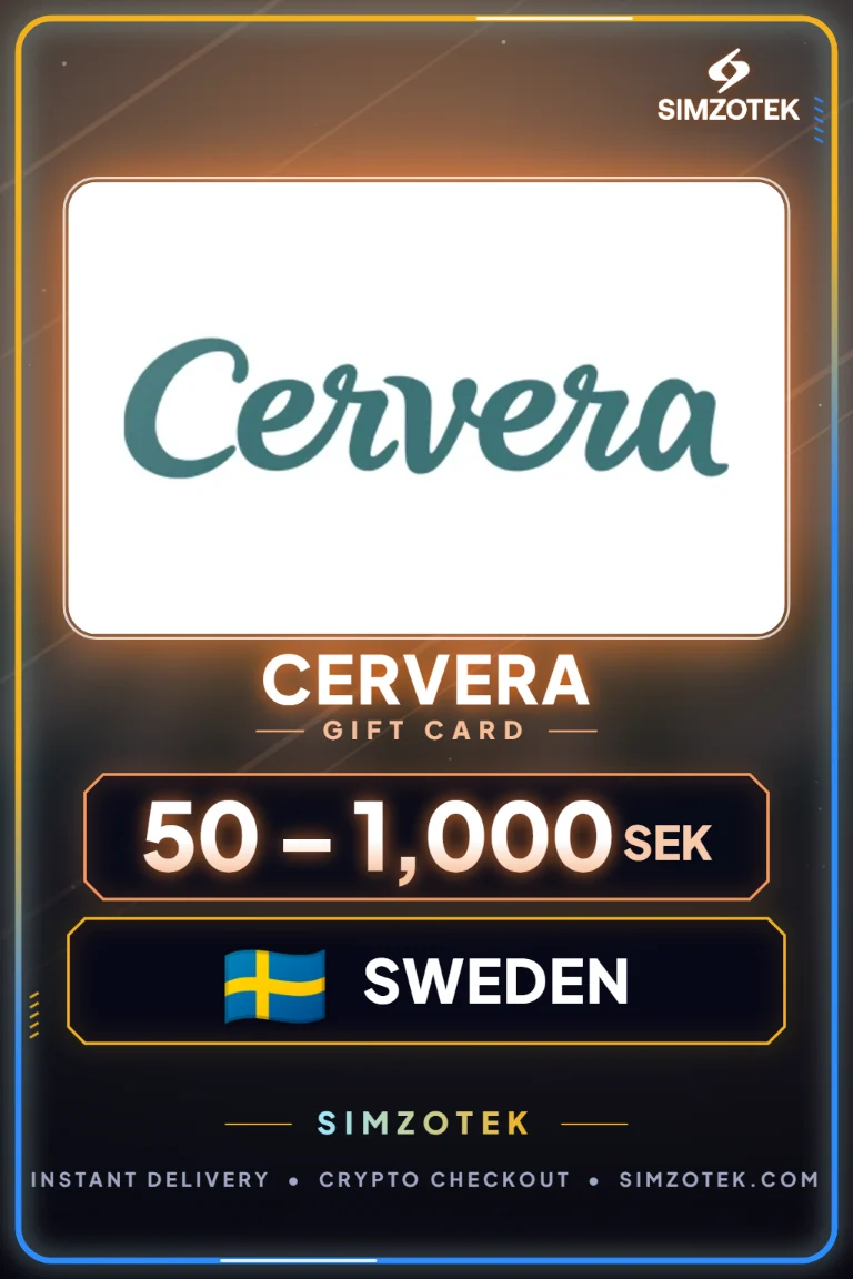 Cervera 기프트카드 (스웨덴)