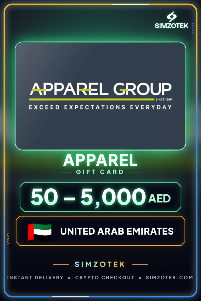 Dárková karta Apparel (Spojené arabské emiráty)
