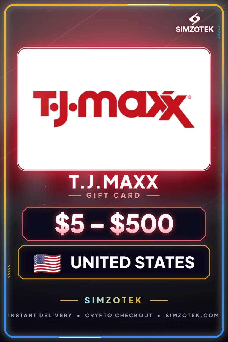 บัตรของขวัญ T.J.Maxx (สหรัฐอเมริกา)