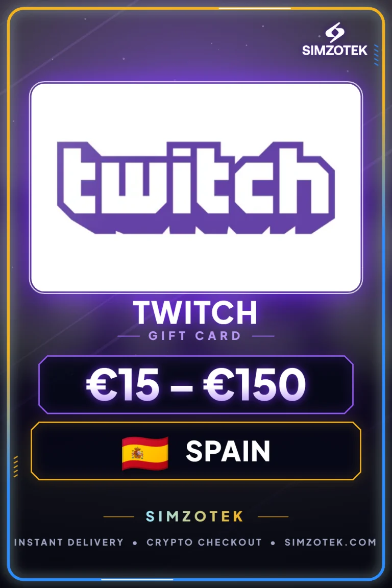Twitch 기프트카드 (스페인)